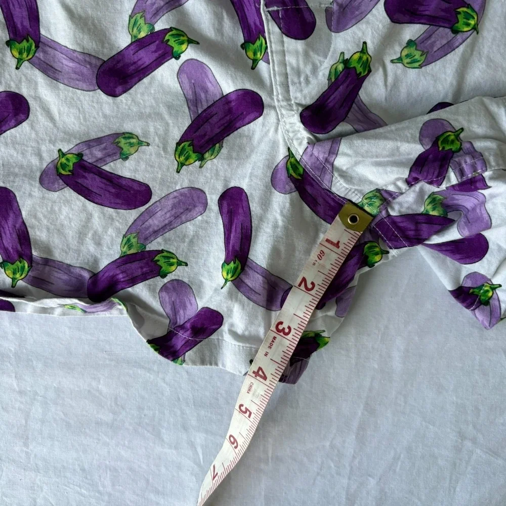 American Eagle Mens White‎ Eggplant Elastic Waist Stretch Boxer Shorts Size XS